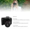 1080P 16MP Digital Camera for Photography and Video, Vlogging Camera for YouTube 180 Flip Screen Camera 16X Zoom Compact Camera, 2.4 Inch Screen, for Beginner view 3