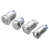 ZUC 16mm/19m/22mm LED Buzzer Metal Pulse Band Red LED Intermittent Flashing Continuous Sound Production Lamp Connection Metal Alarm(16mm Discontinuity,3-6V) view 1