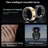 Buoikik Smart Ring for Men, Smart Ring Fitness Tracker, Smart Rings for Women, Accurate Monitoring Heart Rate, Blood Oxygen, Sleep and Steps Health Tracking, No APP Subscription (8) view 2