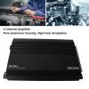 4 Channel Amplifier Car Audio, Audio Sounds Amplifier, Car Stereo Amplifier 4 Channel Aluminum Alloy High Heat Dissipation Power Amp for Car Speakers view 3