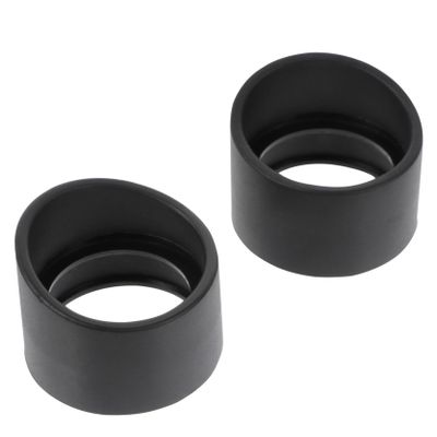 DOITOOL 2pcs Microscope Eyepiece Guards Rubber Eye Shields Diameter Eye Guards Cups Stereoscopic Microscope Accessory