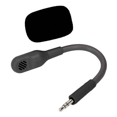 JAOCDOEN 3.5mm Detachable Mic Replacement for Barracuda X Gaming Headset Professional 3.5mm Detachable Gaming Boom Microphone (Black)