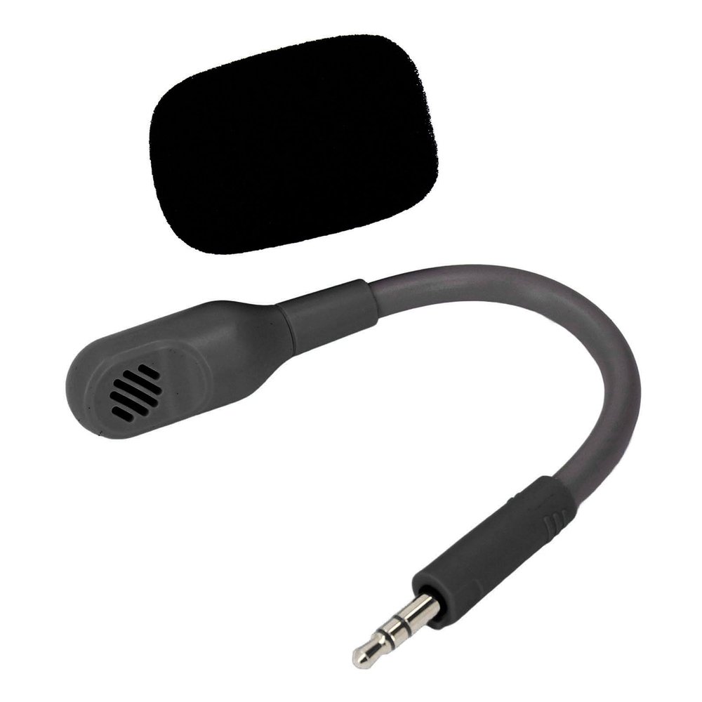 JAOCDOEN 3.5mm Detachable Mic Replacement for Barracuda X Gaming Headset Professional 3.5mm Detachable Gaming Boom Microphone (Black)
