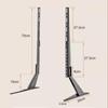 WXLYJXUE TV Display Stand Tabletop TV Stand Base with Tilt Universal TV Base with Height Adjustment Fits Most 27 to 65 Inch Flat Screen TVs TV Stand for Bedroom Living Room view 2