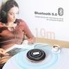 HOTT C105 Portable CD Player FM Transmitter Rechargeable Compact CD Player with Touch Buttons Backlit Display Black view 2