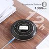 HOTT C105 Portable CD Player FM Transmitter Rechargeable Compact CD Player with Touch Buttons Backlit Display Black view 4