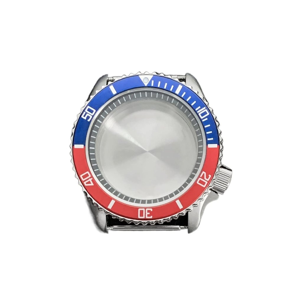 LFVFGHARAL Stainless Steel Watchcase SKX009 42mm For NH35 NH36 4R35/36 7S26 Movement Sapphire Crystal Ratchet 120clicks Ceramic Bezel 10ATM watch case(A4)