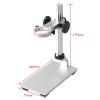 Lab Microscope Accessories 35mm Ring Focusing Holder Aluminium Alloy Microscope Stand Adjustable Camera Bracket(A Type with Light) view 2