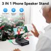 Father's Day Gifts for Dad, Birthday Gifts for Men Women, Cell Phone Stand with Bluetooth Speaker with 5000mAh Charger, HD Surround Sound for Desk view 3