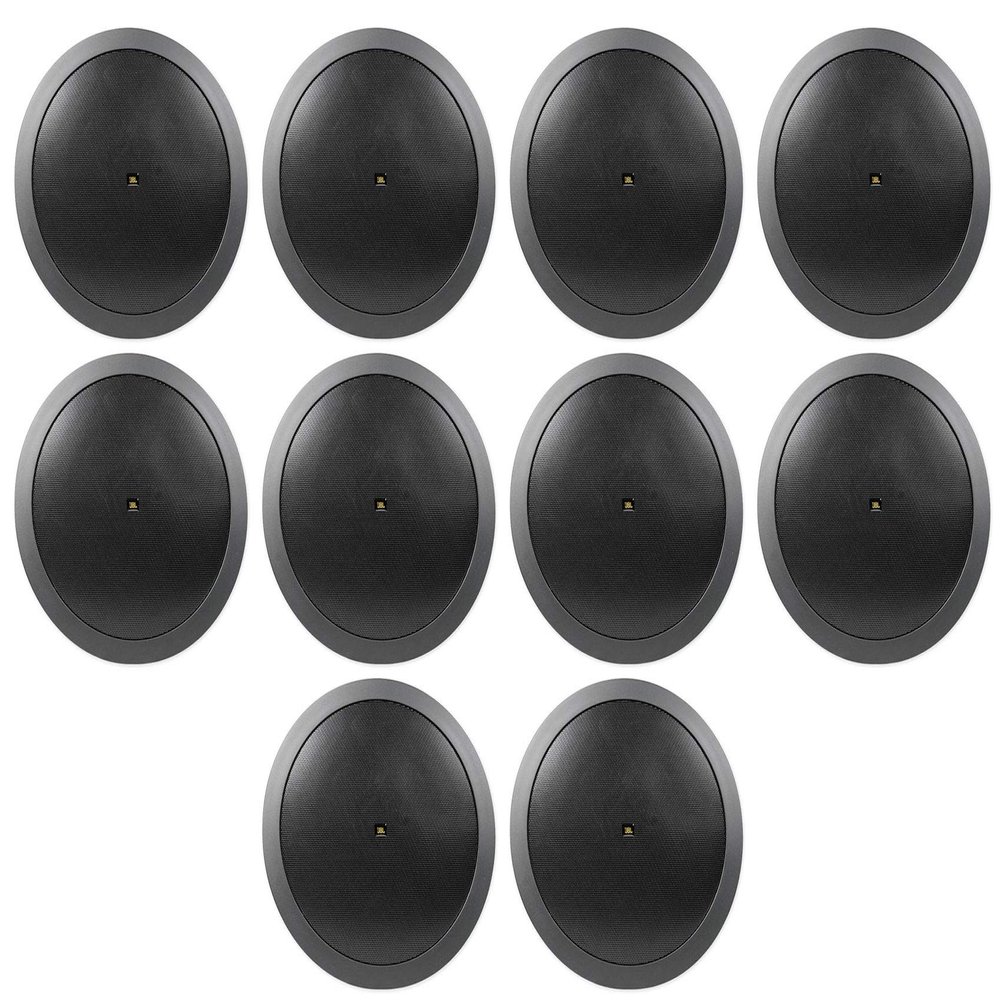 Audiosavings Bundle: (10) Control 16C/T-BK 6.5" 30w 70v Commercial Ceiling Speakers 4 Restaurant/Bar (10 Items)