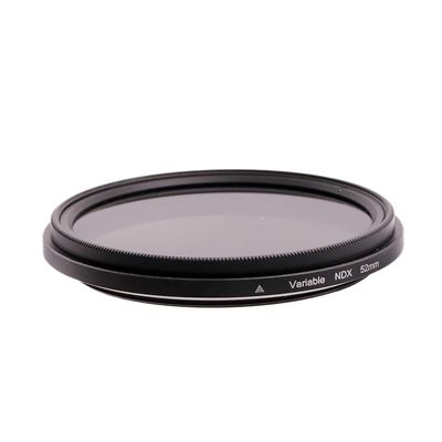 37/40.5/43/46/49/52/55/58/62/67/72/77/82/95mm Variable ND Filter ND2-ND400 ND Lens Filter for Camera Lens Adjustable Neutral Density Filter ND2-ND400 Water and Scratch Resistant ND Filter (52mm)