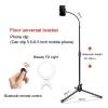 QICBYING Floor Stand, Tripod Stand, 360 Rotating Height Adjustable Floor Tablet Tripod Stand for Phone/Tablet Holder 3.5-10.5 Inch(Mobile Phone Holder) view 2