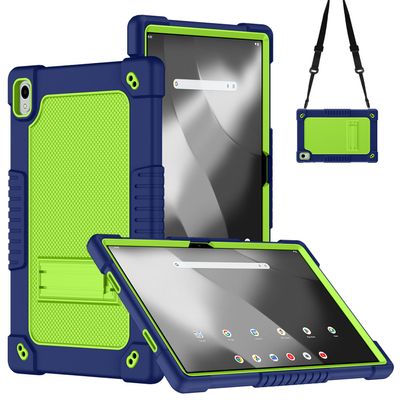 Kebiory for Onn 12.1 inch Tablet Pro 100146663 Case/for Onn 12.1" Tablet Pro 2024 Kids Friendly Case with Shoulder Strap Stand for New Walmart Onn 12.1 inch Tablet Pro 2024 Model Case (Navygreen)