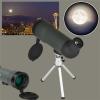 DONGDAWAN Portable Monocular Waterproof 20 X 50 Monocular Telescope Optic Lens Prism Spotting Scope with Retractable Tripod Stand for Camping for Adult Bird Watching Outdoor Travel view 4