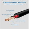 16FT/5M 12V DC Power Extension Cable  2.1mm x 5.5mm Male to Female Cord, Compatible with Security Cameras, CCTV, Routers, LED Lights, Pure Copper Wire for Stable Power Transmission view 4
