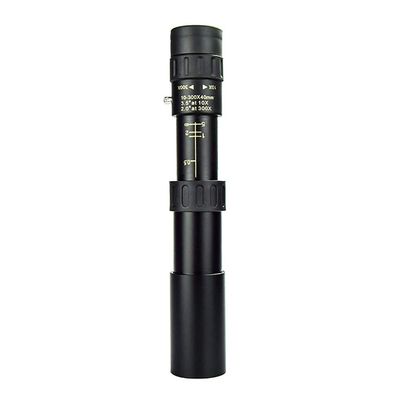 YANYO Portable Monocular 4K 10-300X40mm Telephoto Zoom Monocular Telescope with Portable Outdoor High Power Lightweight Telescope Without Tripod for Birdwatching Camping