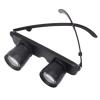 DONGDAWAN Portable Monocular 3x28 Magnifier Glasses Style Outdoor Fishing Optics Binoculars Telescope High Clarity, Black view 3
