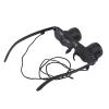 DONGDAWAN Portable Monocular 3x28 Magnifier Glasses Style Outdoor Fishing Optics Binoculars Telescope High Clarity, Black view 4