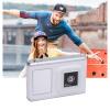 Digital Camera, HD 1080P Camera for Photography, 48MP CCD Video Camera, Front Rear Dual Cam, Selfie Mirror, LED Fill Light, 2.4in Screen Compact Camera for Teens Adults (White) view 3