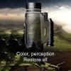 DONGDAWAN Portable Monocular Portable 12x50 Telescope High Power Binocular Military Telescope Outdoor Climbing Photograph Monocular for Adult Bird Watching Outdoor Travel view 3