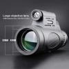 DONGDAWAN Portable Monocular Portable 12x50 Telescope High Power Binocular Military Telescope Outdoor Climbing Photograph Monocular for Adult Bird Watching Outdoor Travel view 4