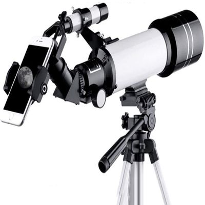 YANYO Portable Monocular Telescope for Kids&Beginners,70mm Astronomy Refractor Telescope with Adjustable Tripod,Travel Telescope with Carry Bag, Phone Adapter and Wireless Remote