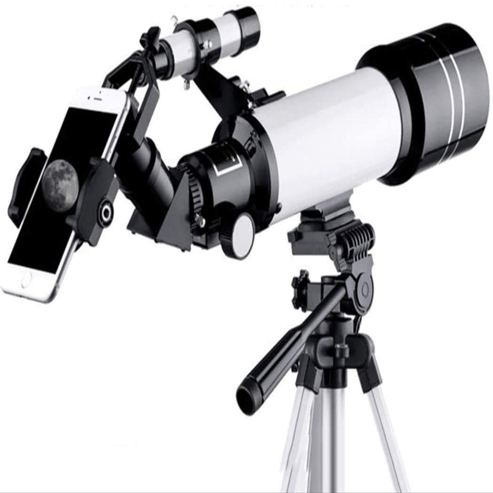 YANYO Portable Monocular Telescope for Kids&Beginners,70mm Astronomy Refractor Telescope with Adjustable Tripod,Travel Telescope with Carry Bag, Phone Adapter and Wireless Remote