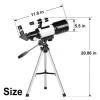 DONGDAWAN Portable Monocular Astronomical Telescope 20 Educational Science Refractor Monocular Space Telescope Refractor with Spotting Scope and Tripod for Kids Beginners and Astronomy view 2