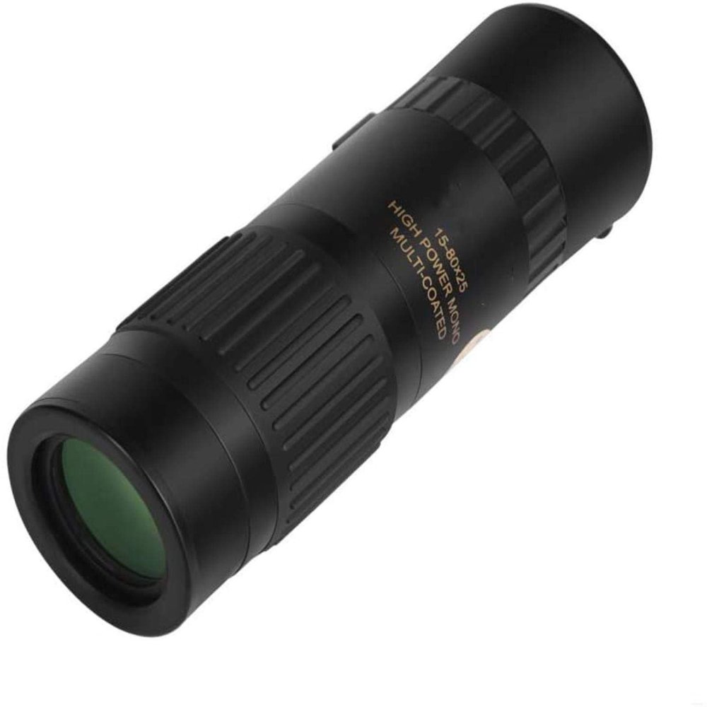 DONGDAWAN Portable Binoculars High Power 15-80x42 Monocular Telescope, High Power Zoom BAK4 Prism Lens Monocular Telescope with Mini Monoculars for Adults Bird Watching Traveling Sightseeing