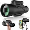 DONGDAWAN Ultra Hd, 12X50 Monocular Telescope, High Power Monocular with Smartphone Holder & Tripod, Waterproof Zoom Telescope, BAK4 Prism Dual Focus for Hunting Bird Watching view 2