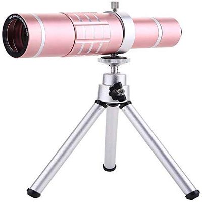 DONGDAWAN Portable Binoculars High Power Monocular, All-Metal Mobile Phone Telescope, 18X High-Definition, Zoom Monocular Telescope for Bird Watching Hiking Concerts
