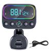 Wireless Bluetooth FM Transmitter Adapter Voice Notifications of Navigation PD Quick Charge view 1
