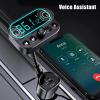 Wireless Bluetooth FM Transmitter Adapter Voice Notifications of Navigation PD Quick Charge view 4