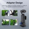 Alomejor Backpack Base Clip for OSMO Pocket 3 Camera Mount Holder Adapter Kit Large Bottom Area Anti Slip Pads Comfortable Foam Grip Quick Switch view 4