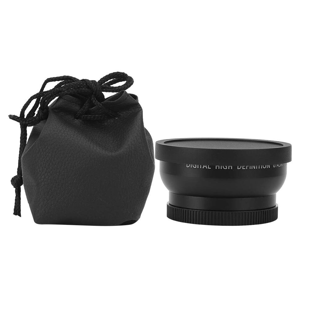 Bognajin 49MM 0.45x HD Wide Angle Lens with Macro, DSLR Accessories, HD Wide Angle Conversion Lens, JSR 1155 Advanced Wide Angle Macro Lens, Fit for All 49MM Diameter Camera Lenses