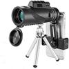 DONGDAWAN Portable Monocular Portable Monocular Telescope High-Definition Outdoor Portable Children's Telescope Low-Light High Power Telescope for Adult Bird Watching Outdoor Travel S view 2
