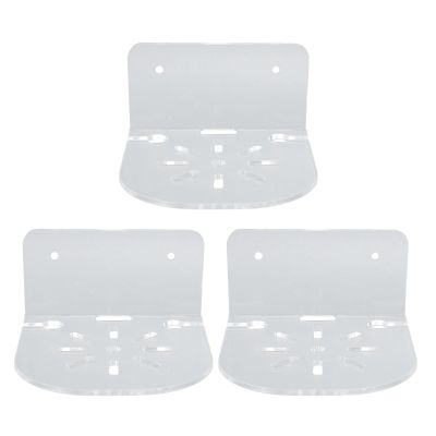 Acrylic Floating Shelf Holder for Security Camera Clear Wall Mount Bracket for Monitoring Devices