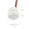 1PCS Pir Infrared Motion Automatic Sensor Detector Smart IR Light Switch AC 100-240V Human Body Induction Indoor Outdoor Lamp view 4