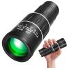 10X42 Mini Lightweight Monocular Telescope, Birthday Gifts for Men Dad Him Husband Teen Boys, BAK4 & FMC Prism Scope for Birdwatching Outdoors Hiking, Cool Gadgets view 1