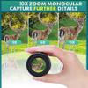 10X42 Mini Lightweight Monocular Telescope, Birthday Gifts for Men Dad Him Husband Teen Boys, BAK4 & FMC Prism Scope for Birdwatching Outdoors Hiking, Cool Gadgets view 4