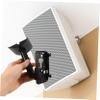 HOMSFOU Speaker Wall Mount Surround Sound Bracket Easy Install Sturdy Space-Saving Sleek Modern Design view 4