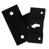 BRIGHTFUFU 1set Hanging Speaker Bracket for Surround Sound Mount Iron Hook Hanger Plate Connector Space-Saving Audio for Bookshelf Speakers and More view 1