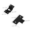 BRIGHTFUFU 1set Hanging Speaker Bracket for Surround Sound Mount Iron Hook Hanger Plate Connector Space-Saving Audio for Bookshelf Speakers and More view 2