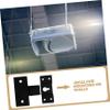 BRIGHTFUFU 1set Hanging Speaker Bracket for Surround Sound Mount Iron Hook Hanger Plate Connector Space-Saving Audio for Bookshelf Speakers and More view 3