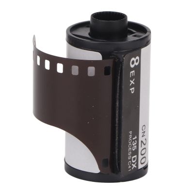 8 Sheets Camera Color Film 35mm ISO200 High Definition Wide Exposure High Contrast 135 Color Film for Photography Multifunctional Accessory for Home Use