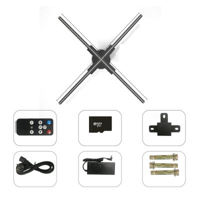 3d Hologram Fan,projector Holographic Imaging Lamp,support Images and Video,for Advertising Display