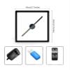 3d Hologram Fan, 3d Holographic Projector Advertising Display Animation Video Projector Advertising Machine Fan view 2