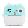 1080P 48MP Kids Instant Print Camera, Inkless Printing, Customize Fun Frames, Portable Travel Selfie Camera for Kids, Girls (Green) view 1