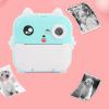 1080P 48MP Kids Instant Print Camera, Inkless Printing, Customize Fun Frames, Portable Travel Selfie Camera for Kids, Girls (Green) view 4