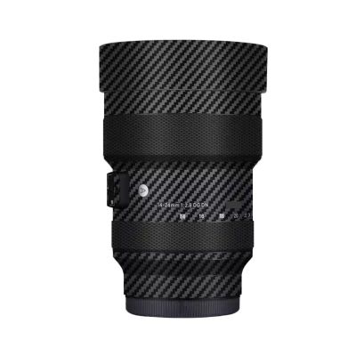 Camera Skin Wrap Lens Skins Protector Anti-Scratch Coat Wrap Cover Sticker for Sigma Art 14-24mm F2.8 DG DN Fit for Sony Mount Camera 1:2.8 14-24 2.8(Carbon Fiber Black)